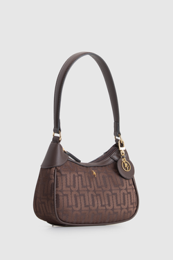 Logo Jacquard Shoulder Bag