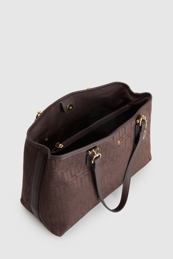 Logo Jacquard Tote Bag