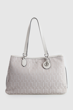 Logo Jacquard Tote Bag