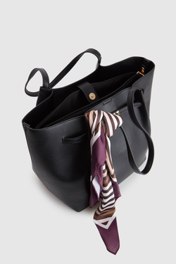 Lottie Belted Scarf Tote Bag