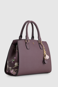 Iris Floral Tote Bag