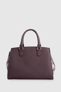 Iris Floral Tote Bag