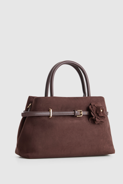 Lana Suede Small Tote Bag