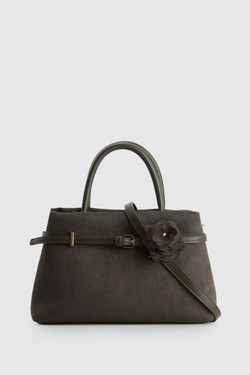 Lana Suede Small Tote Bag