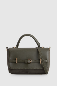 Lana Suede Top Handle Bag