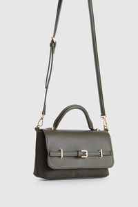Lana Suede Top Handle Bag