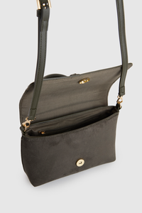 Lana Suede Top Handle Bag