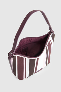 Immy Stripe Slouchy Shoulder Bag