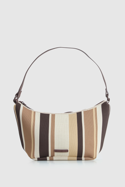 Immy Stripe Slouchy Shoulder Bag