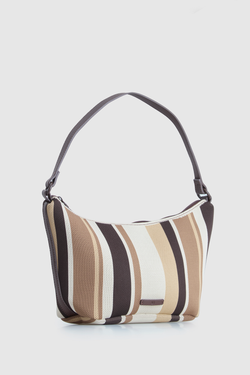 Immy Stripe Slouchy Shoulder Bag