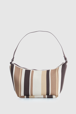 Immy Stripe Slouchy Shoulder Bag