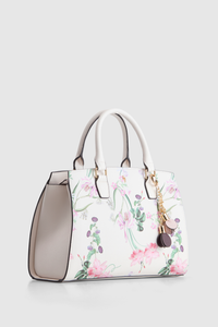 Iris Floral Tote Bag