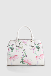 Iris Floral Tote Bag