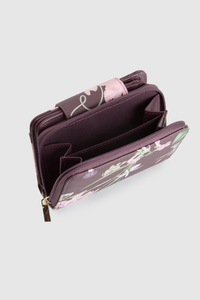 Iris Floral Small Tab Wallet