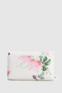 Iris Floral Trifold Wallet