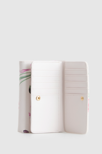 Iris Floral Trifold Wallet