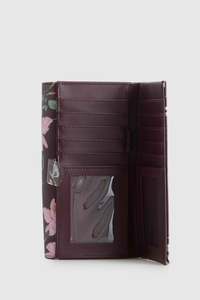 Iris Floral Large Wallet