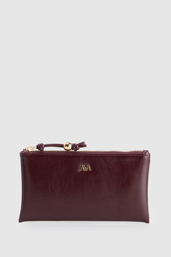 High Shine Zip Pouch Wallet