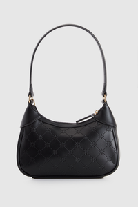 Logo Embossed Shoulder Bag