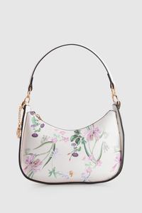 Iris Floral Shoulder Bag