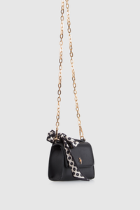 Micro Scarf Top Handle Bag