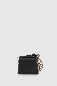 Micro Scarf Top Handle Bag
