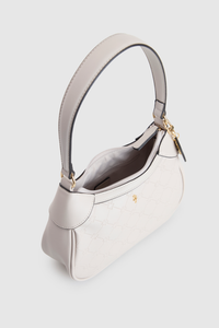 Logo Embossed Shoulder Bag