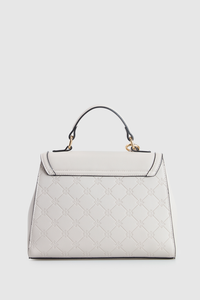 Logo Emboss Top Handle Bag