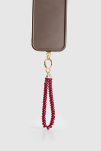 Beaded Wristlet Phone Charm