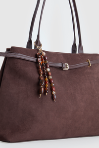 Beaded Dangle Bag Charm