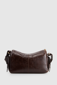 Narda Leather Pocket Crossbody Bag