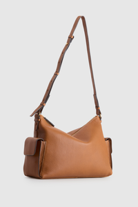 Narda Leather Large Crossbody Bag