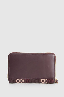 Nina Leather Zip Medium Wallet