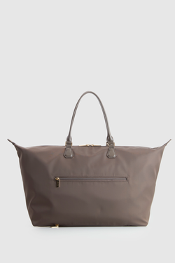 Noosa Leather Trim Travel Tote Bag
