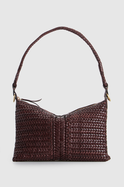 Allegra Weave Medium Shoulder Bag