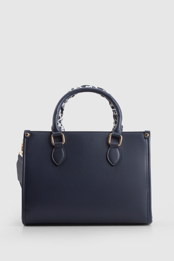 Small Tote Bag With Scarf