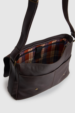 Miles Leather EW Satchel