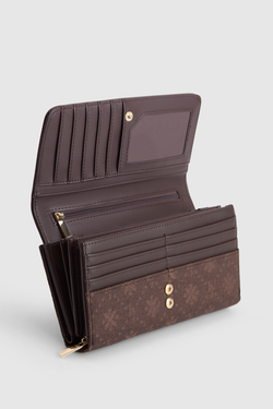 Jacquard Large Clutch Wallet