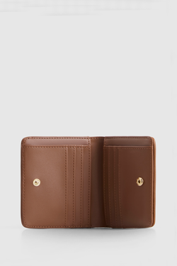 Embossed Press Stud Wallet