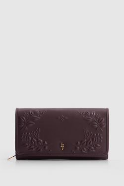 Embossed Large Clutch Wallet