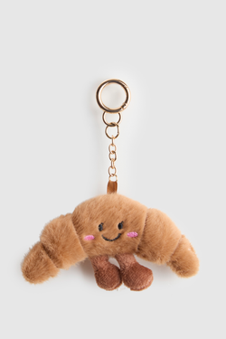 Plush Croissant Bag Charm