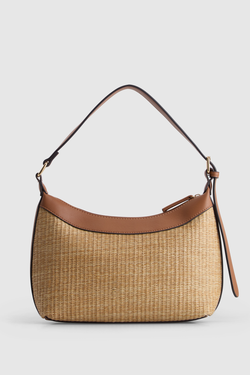 Solene Straw Shoulder Bag