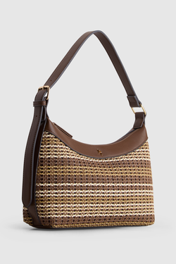Solene Weave Shoulder Bag