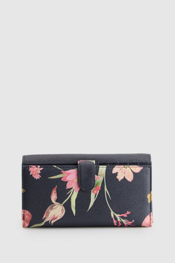 Floral Large Clutch Wallet