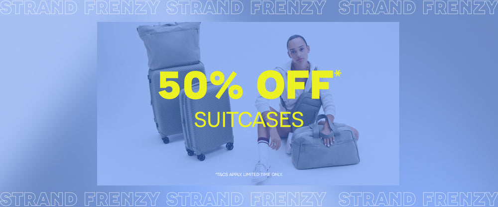Strand Frenzy 50% Off Suitcases
