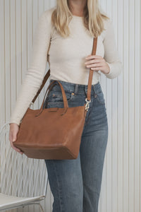 Selina Leather Shopper Bag