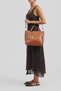 Luna Leather Tote Bag