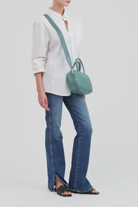 Charli Leather Bowling Bag