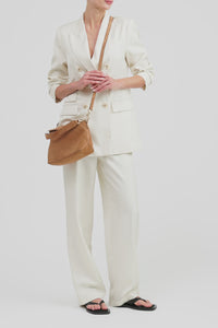 Clara Leather Suede Grab Bag