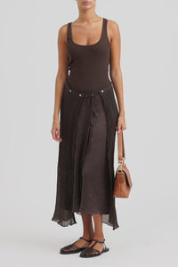 Luna Leather Flap Crossbody Bag